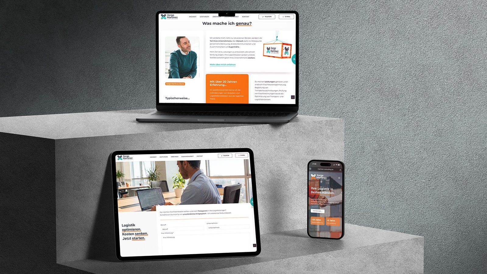 Jorge Martínez Consulting – Website-Launch | Nikreative